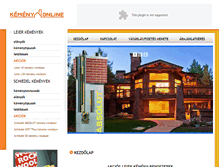 Tablet Screenshot of kemeny-online.hu